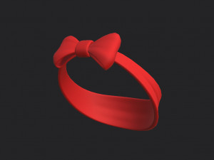 bow headband 3D 모델