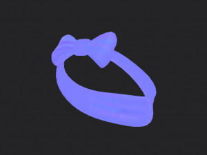 bow headband 3D 모델