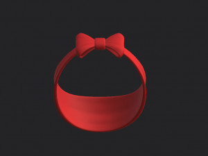 bow headband 3D 모델