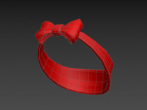 bow headband 3D 모델