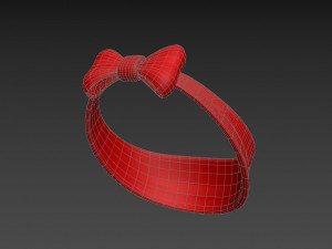 bow headband 3D 모델