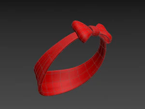 bow headband 3D Model