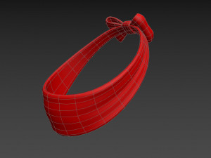 bow headband 3D 모델