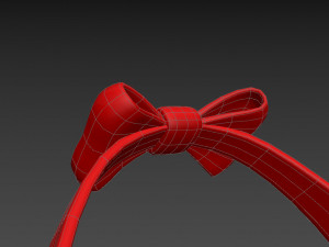 bow headband 3D 모델