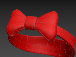 bow headband 3D 모델