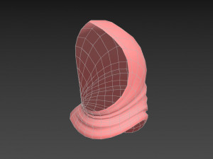 hijab Modelo 3D
