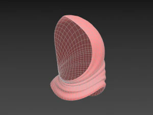 히잡 3D 모델