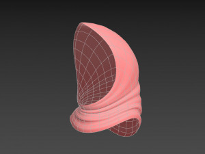 hijab Modelo 3D
