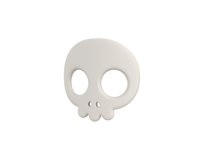 skull mask 3D 모델 .c4d .max .obj .3ds .fbx .stl .blend 
