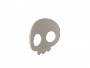 skull mask 3D 모델