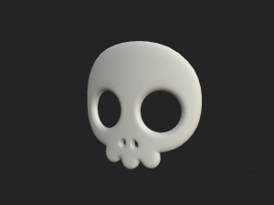 skull mask 3D 모델