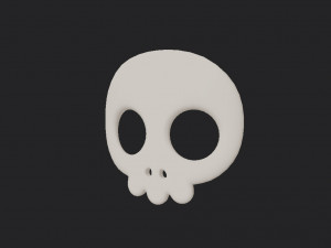 skull mask 3D 모델