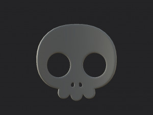 skull mask 3D 모델