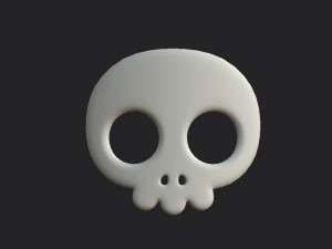 skull mask 3D 모델