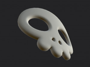 skull mask 3D 모델
