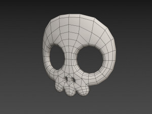 skull mask 3D 모델