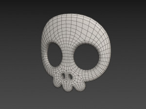 skull mask 3D 모델
