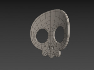skull mask 3D 모델