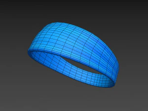 sport headband 3D Model