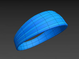 sport headband 3D Model