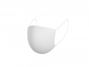 white surgical mask Modèle 3D