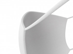 white surgical mask 3D Model