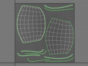 white surgical mask 3D Model