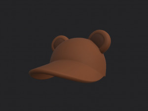 bear cap Model 3D