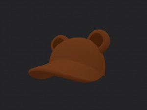 bear cap Model 3D