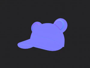 bon&eacute; de urso Modelo 3D