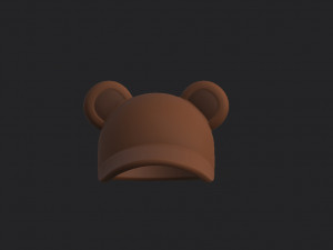 bear cap Model 3D