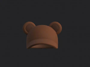 bon&eacute; de urso Modelo 3D