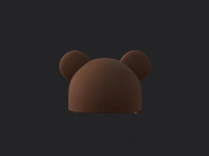 bon&eacute; de urso Modelo 3D