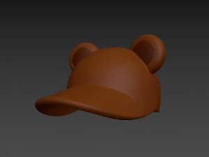 bon&eacute; de urso Modelo 3D
