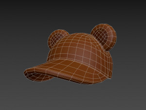 bear cap Model 3D
