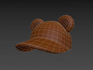 bon&eacute; de urso Modelo 3D