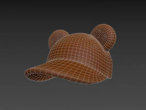 bon&eacute; de urso Modelo 3D