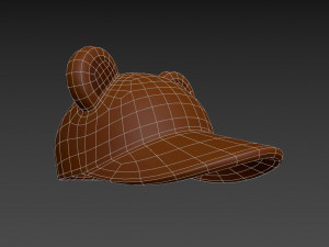 bear cap Model 3D