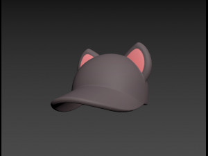 cat cap Modèle 3D