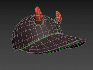 devil cap 3D 模型