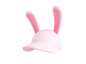 rabbit cap 3D 모델