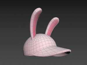 rabbit cap 3D Model