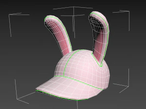 rabbit cap 3D Model