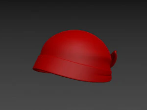 Bandana-M&uuml;tze 3D Modell