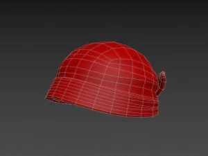 Bandana-M&uuml;tze 3D Modell
