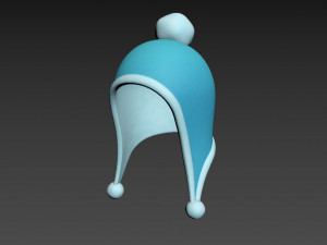 winter hat 3D 모델