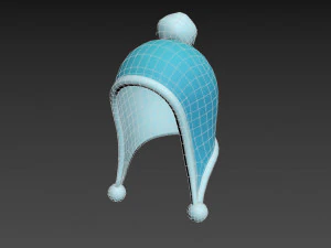 winter hat 3D Model