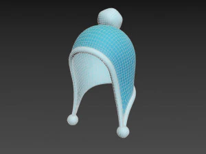 winter hat 3D Model