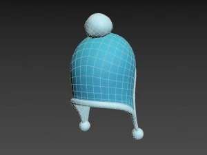 winter hat 3D Model