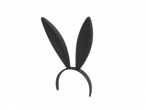 bunny headband 3D मॉडल